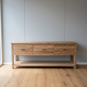 Wandtisch Sideboard Teakholz 2,00 m