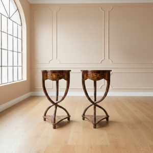 Beistelltische Nussbaum Barockstil 0,45 m