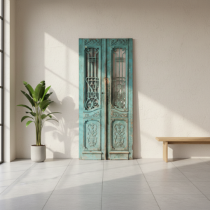 Tür Eingangstür Haustür Jugendstil 1900 Kiefer