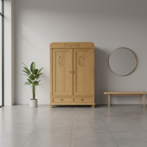 Schrank Kleiderschrank Jugendstil 1900 Kiefer