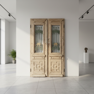 Tür Eingangstür Haustür Jugendstil 1900 Kiefer