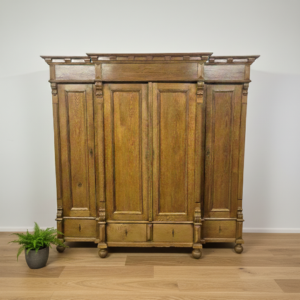 Schrank Kleiderschrank Gründerzeit 1880 Eiche