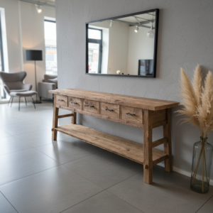 Wandtisch Sideboard Teakholz 2,00 m