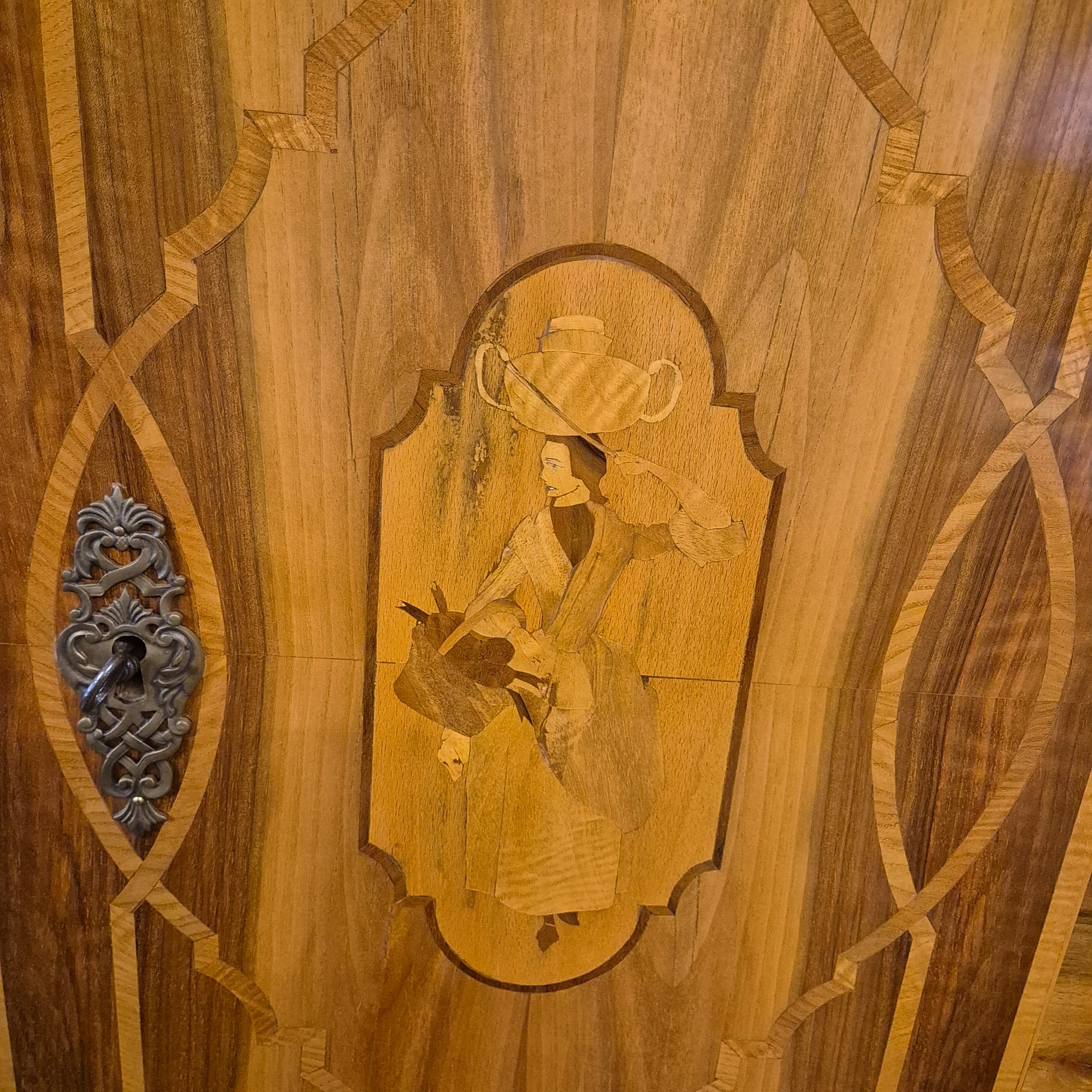 Schrank Kleiderschrank Barock 1780 Nussbaum – Bild 19