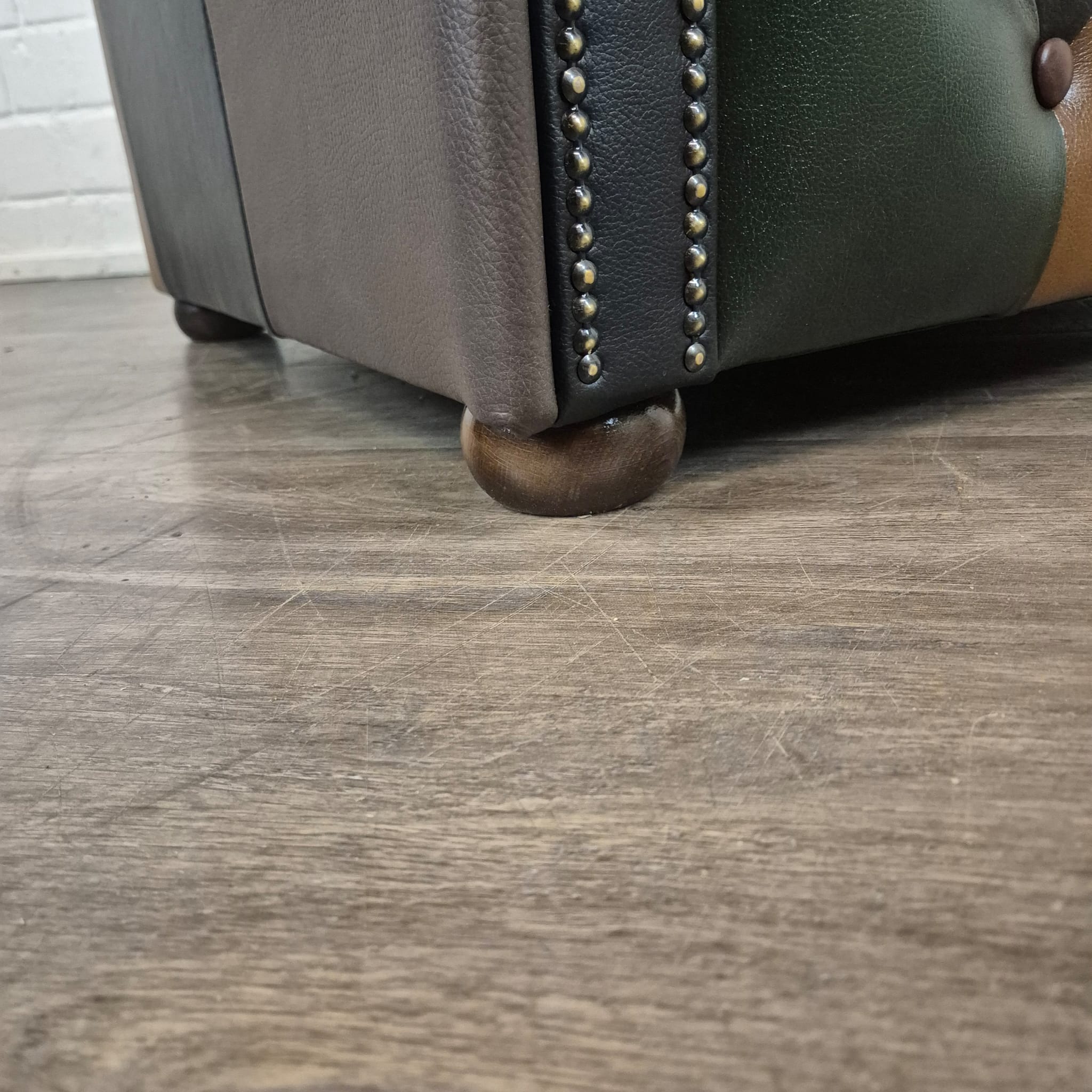 Chesterfield Sessel Leder Modell Jungle – Bild 9