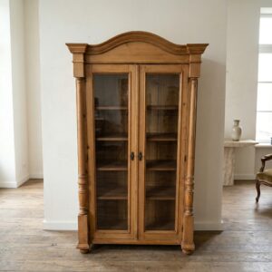 Geschirrschrank Vitrine Gründerzeit 1880 Kiefer