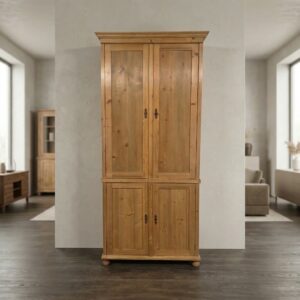 Kleiderschrank Schrank 1,34 m Kiefer
