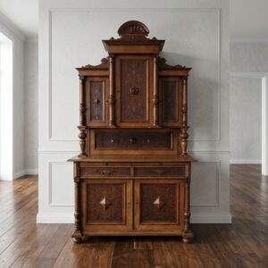 Buffetschrank Schrank Gründerzeit 1880 Nussbaum