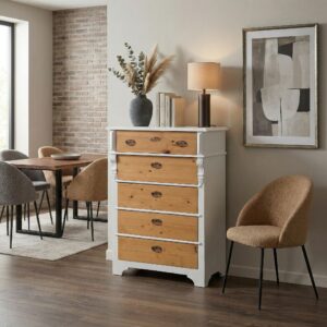 Hochkommode Gründerzeit 1880 Kiefer