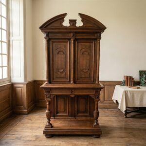 Hallenschrank Kabinettschrank Gründerzeit 1880 Eiche