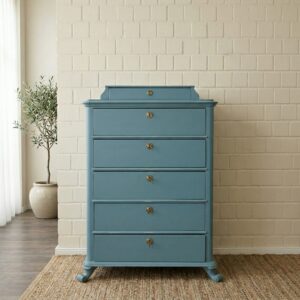 Hochkommode Gründerzeit 1880 Kiefer