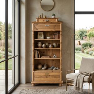 Pfeilerschrank Regalschrank Gründerzeit 1880 Kiefer