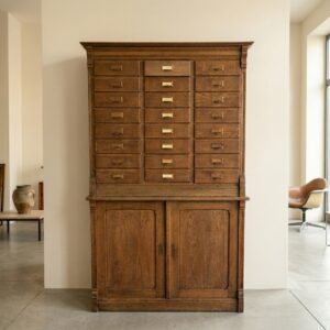 Karteischrank Aktenschrank Jugendstil 1910 Eiche