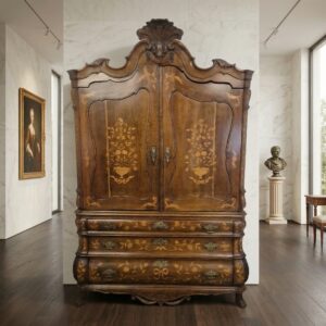 Holländischer Barock-Schrank 1790 Eiche