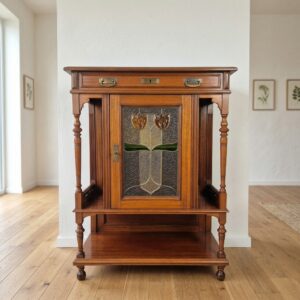 Beistellschrank Vertiko Jugendstil 1910 Mahagoni