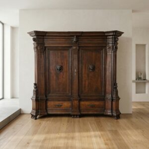 Schrank Kleiderschrank Barock 1790 Eiche