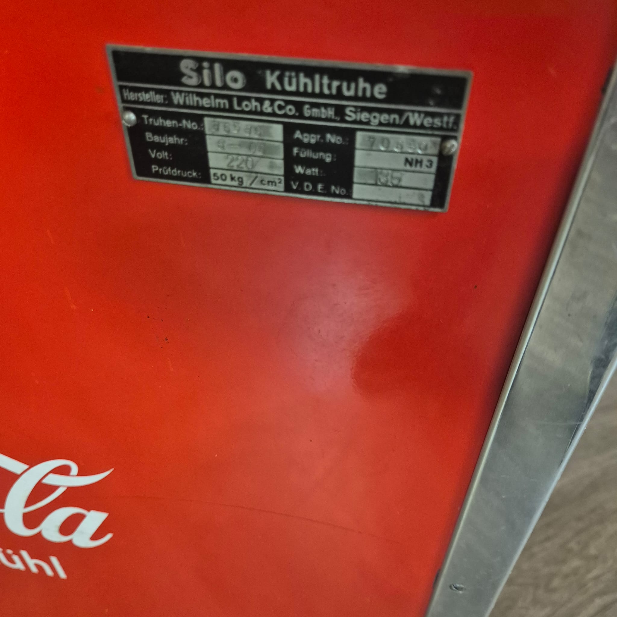 Vintage Coca-Cola Kühltruhe 50er Jahre – Bild 17