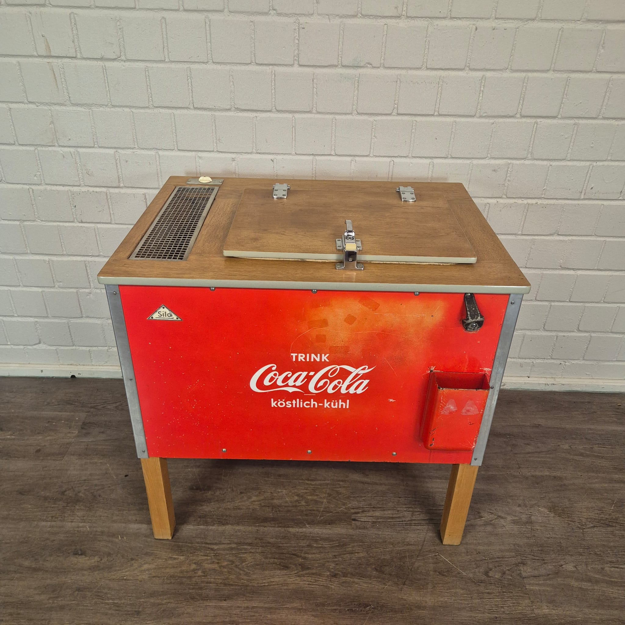 Vintage Coca-Cola Kühltruhe 50er Jahre – Bild 3