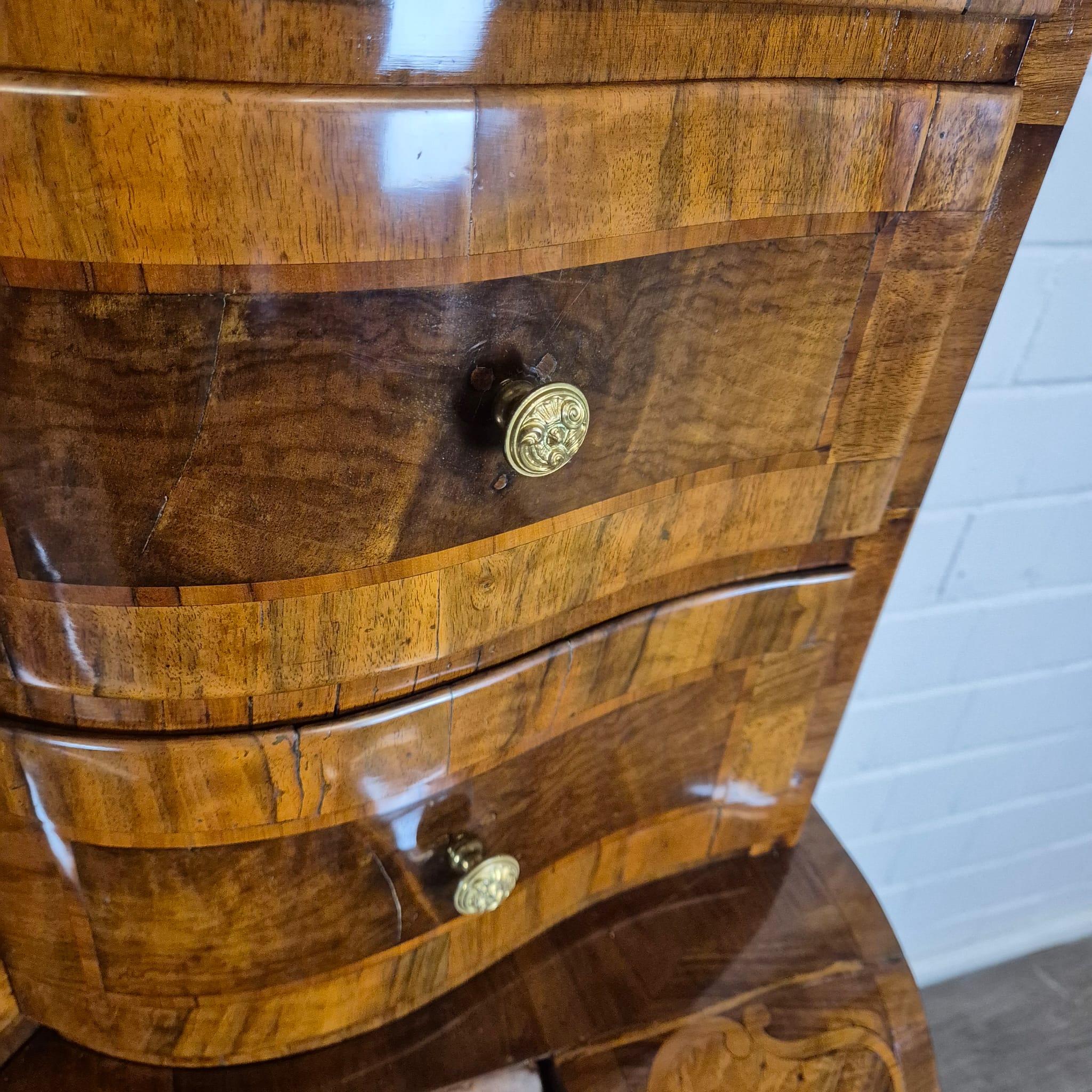 Tabernakelsekretär Barock 1770 Nussbaum – Bild 8