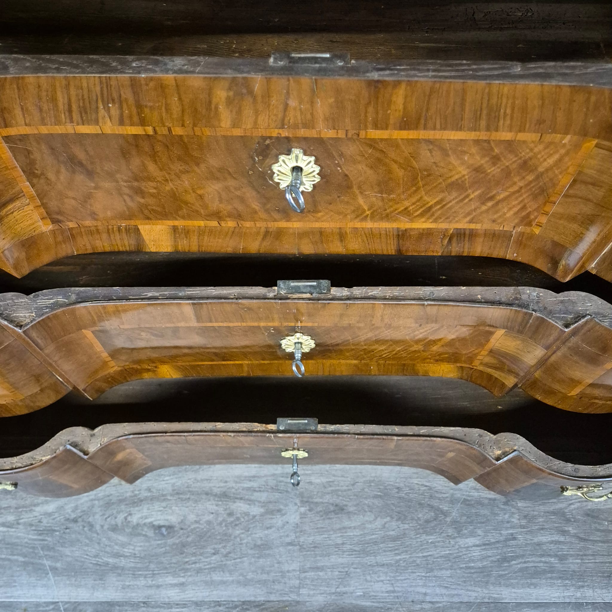 Tabernakelsekretär Barock 1770 Nussbaum – Bild 21