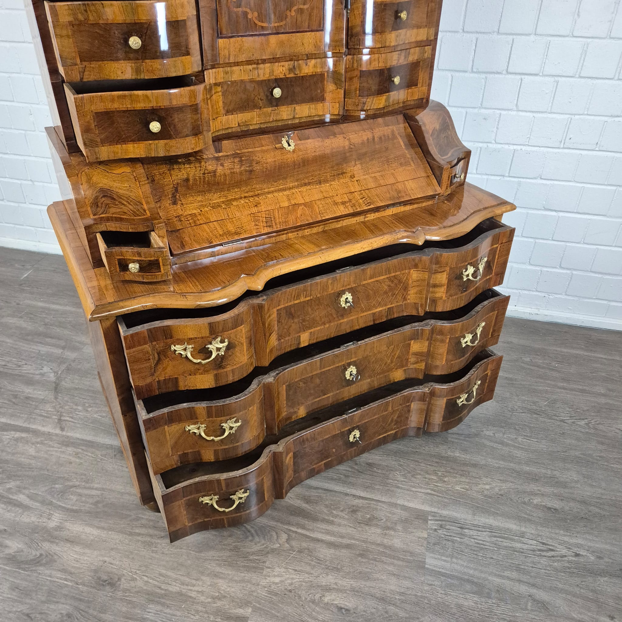 Tabernakelsekretär Barock 1770 Nussbaum – Bild 22