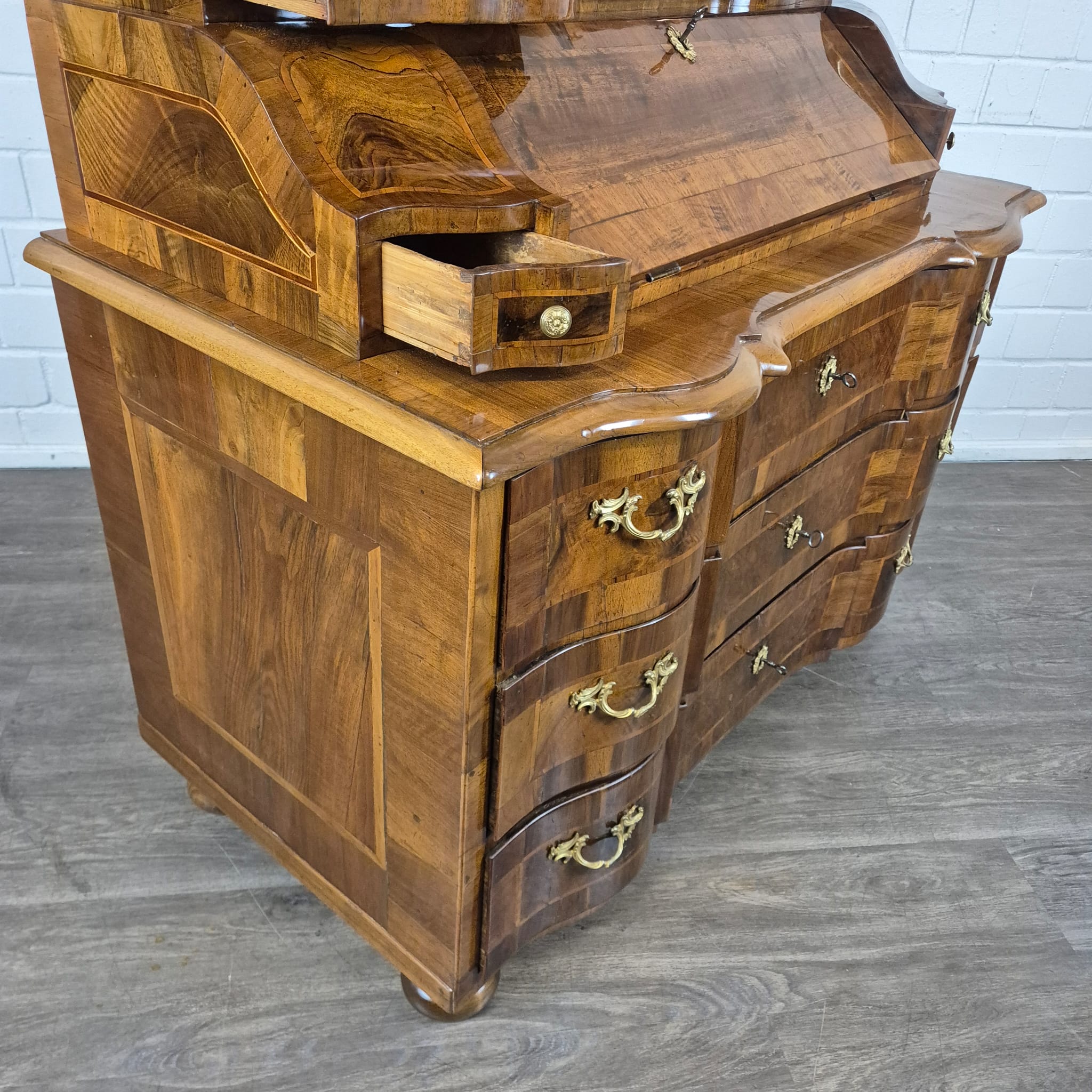 Tabernakelsekretär Barock 1770 Nussbaum – Bild 24