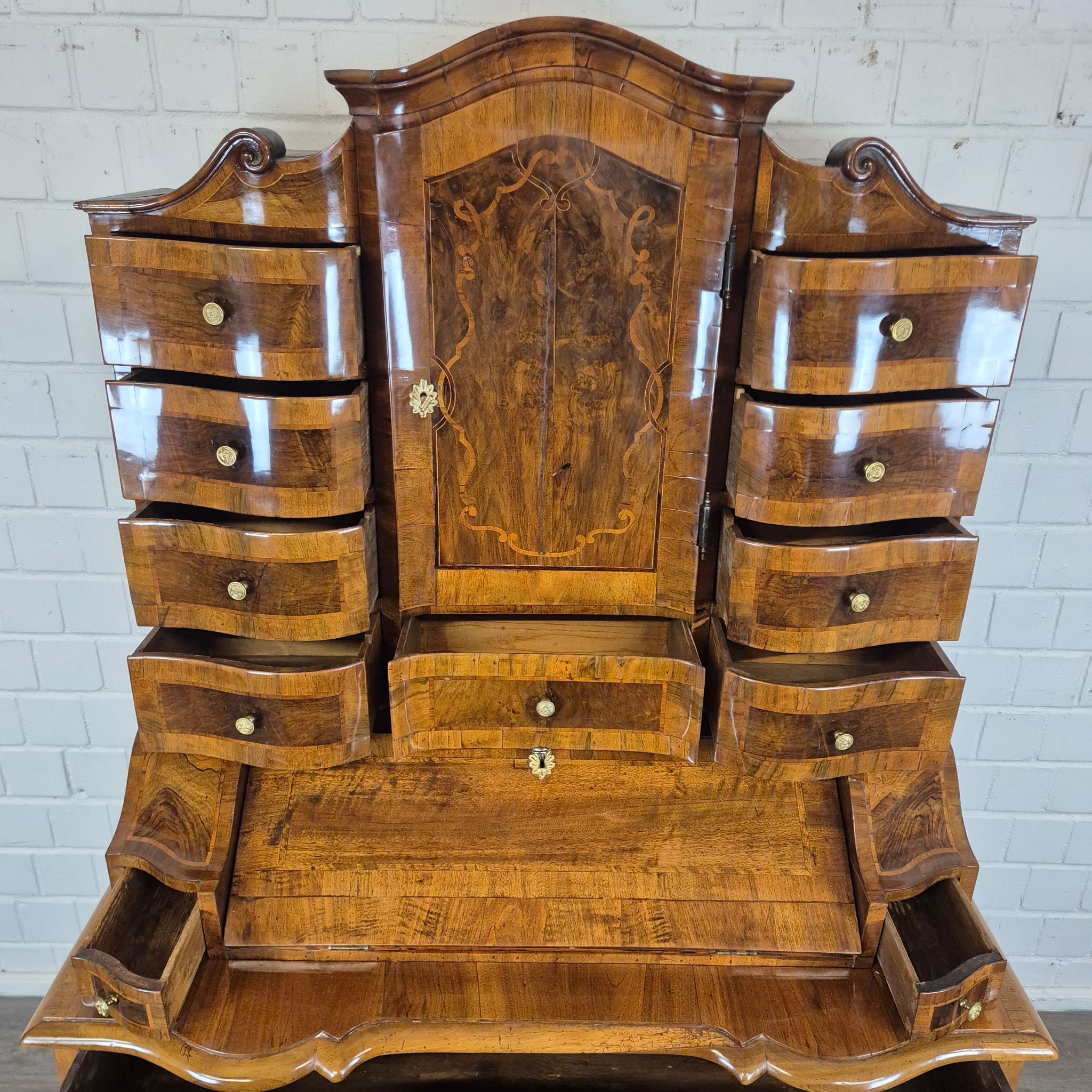 Tabernakelsekretär Barock 1770 Nussbaum – Bild 27