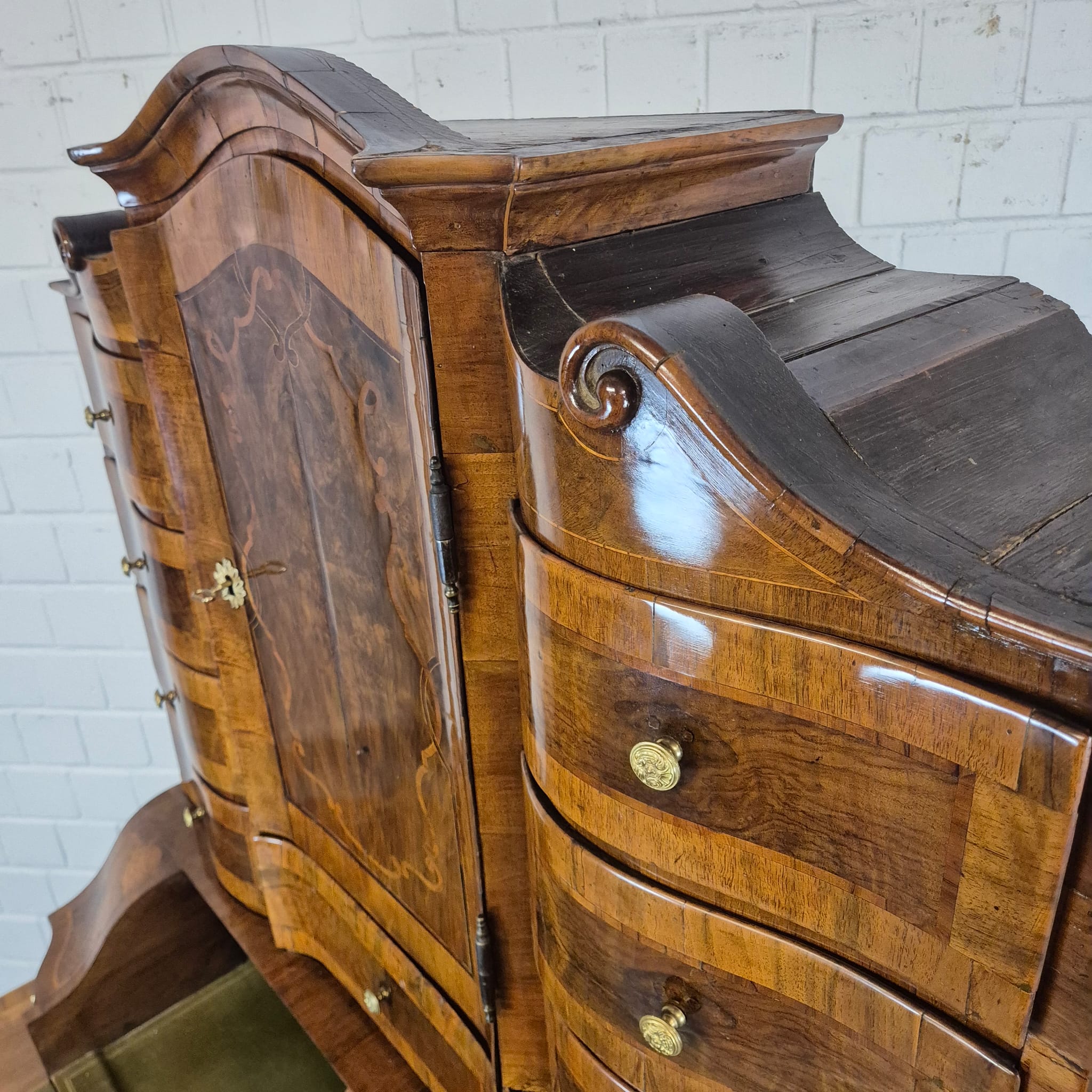 Tabernakelsekretär Barock 1770 Nussbaum – Bild 6