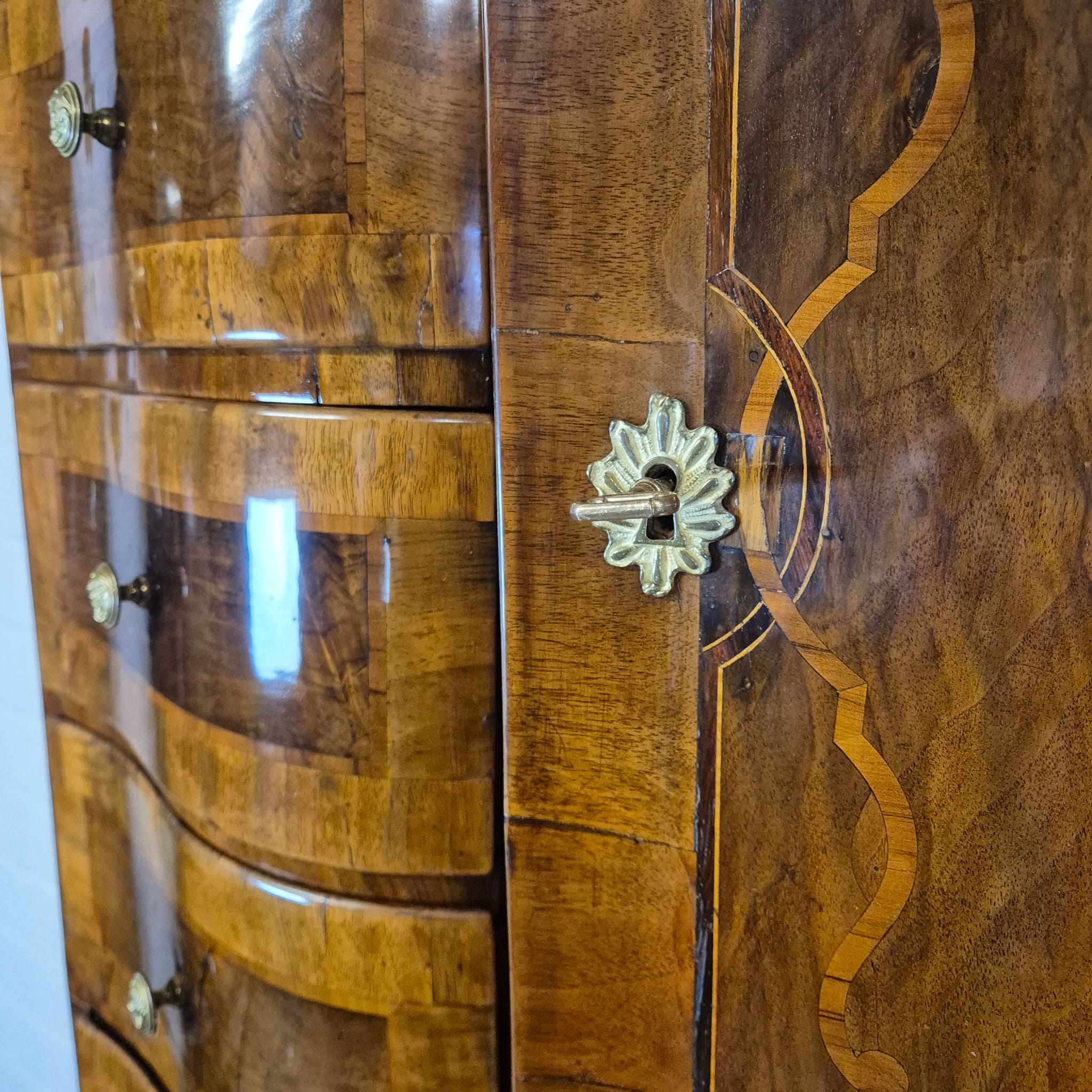 Tabernakelsekretär Barock 1770 Nussbaum – Bild 13