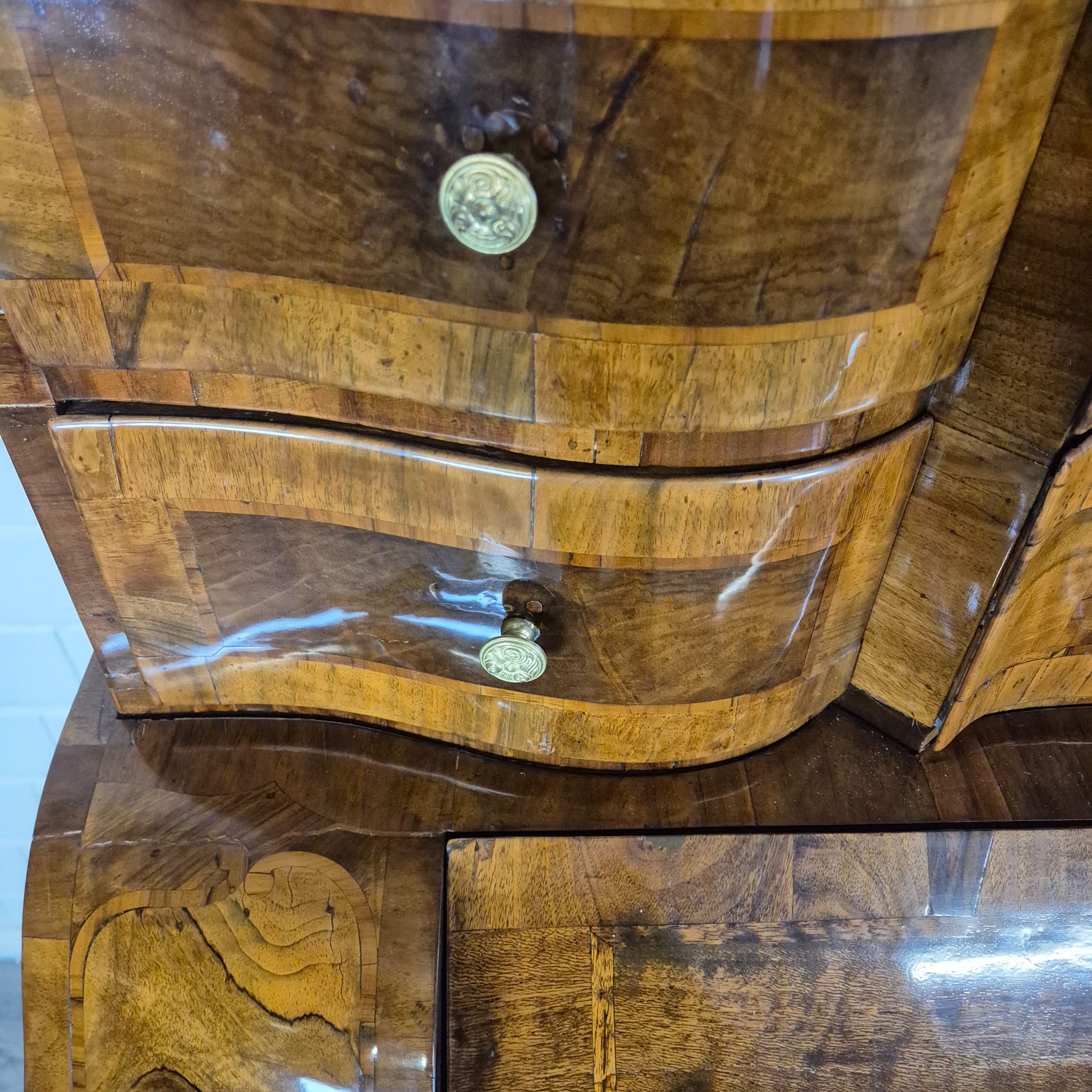 Tabernakelsekretär Barock 1770 Nussbaum – Bild 12