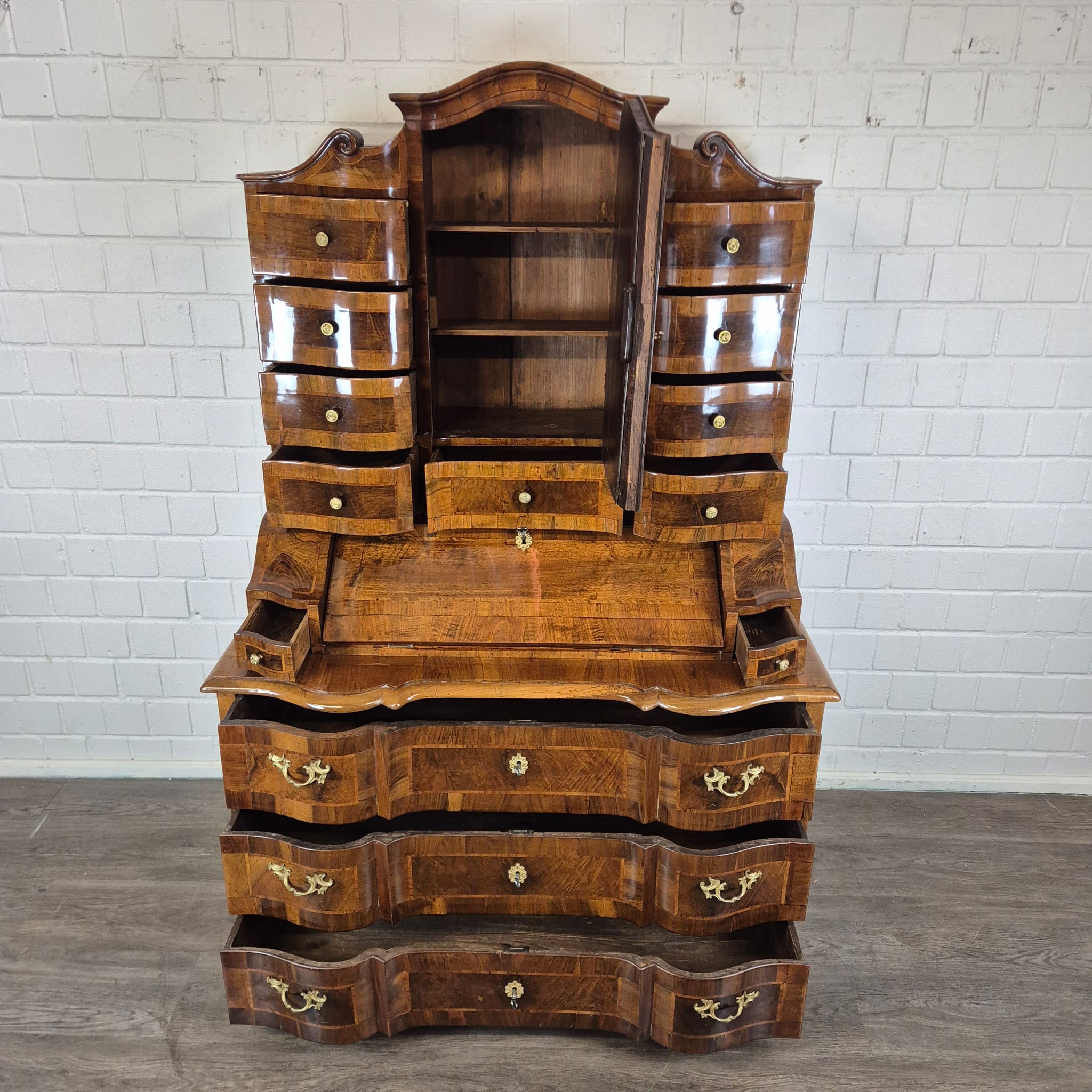 Tabernakelsekretär Barock 1770 Nussbaum – Bild 19