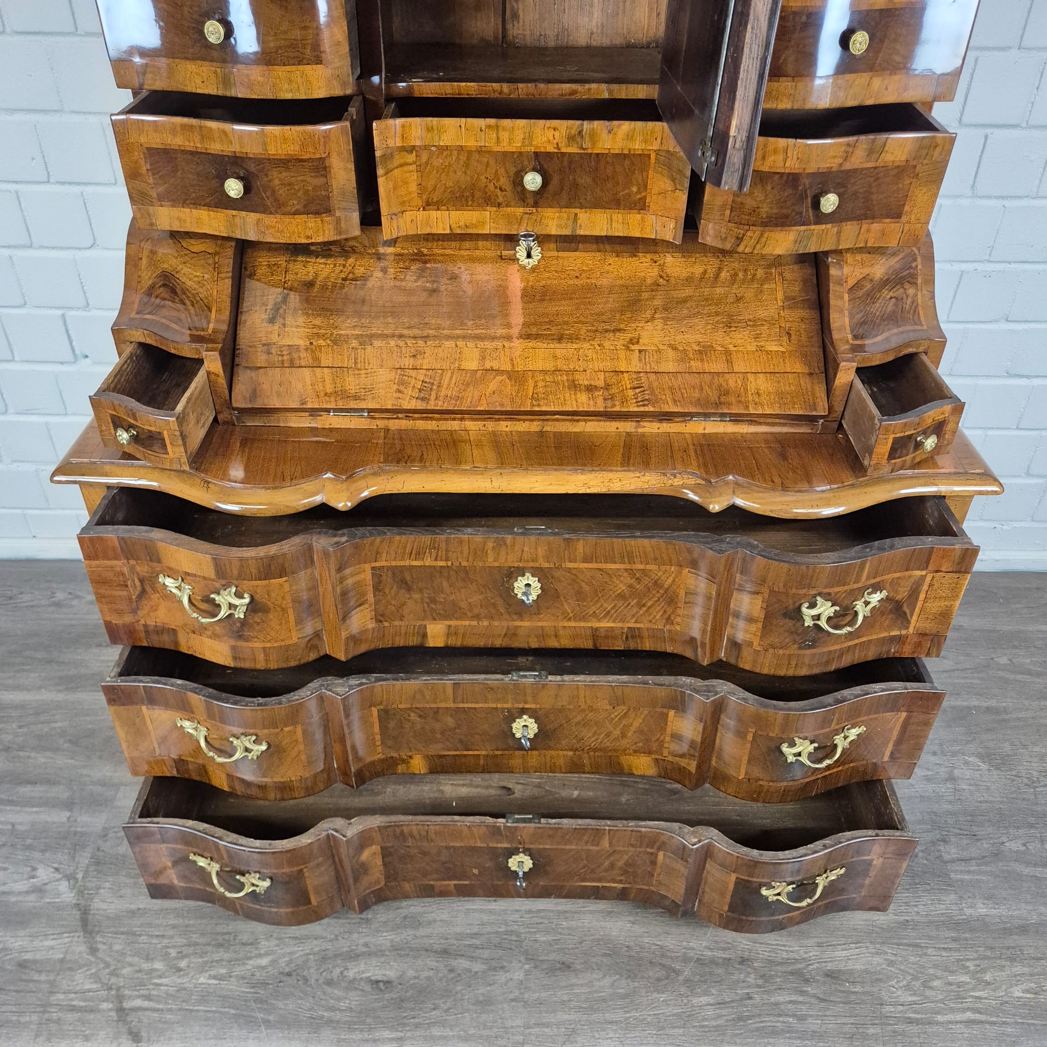 Tabernakelsekretär Barock 1770 Nussbaum – Bild 20