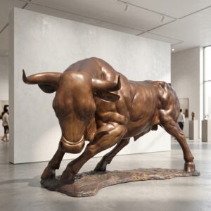 Stier „Wall Street“ Bulle Bronze 2,00 m