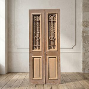 Tür Eingangstür Haustür Gründerzeit 1880 Massivholz