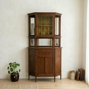 Salonschrank Buffetschrank Jugendstil 1910 Eiche