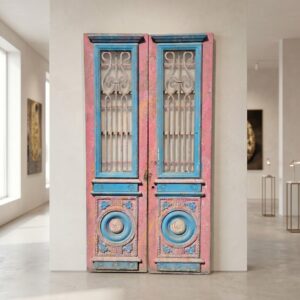 Tür Eingangstür Haustür Gründerzeit 1880 Massivholz