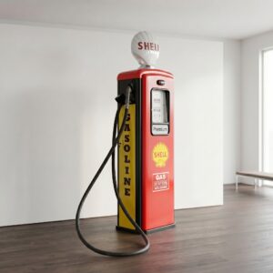 Zapfsäule Tanksäule Schwelmer Eisenwerk 50er Jahre Shell