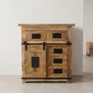 Beistellschrank Sideboard Mangoholz 0,75 m