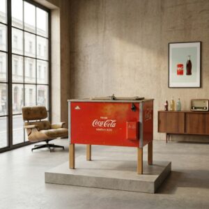 Vintage Coca-Cola Kühltruhe 50er Jahre