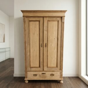 Kleiderschrank Dielenschrank Jugendstil 1900 Kiefer