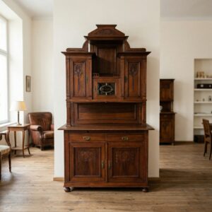 Buffetschrank Schrank Jugendstil 1900 Eiche