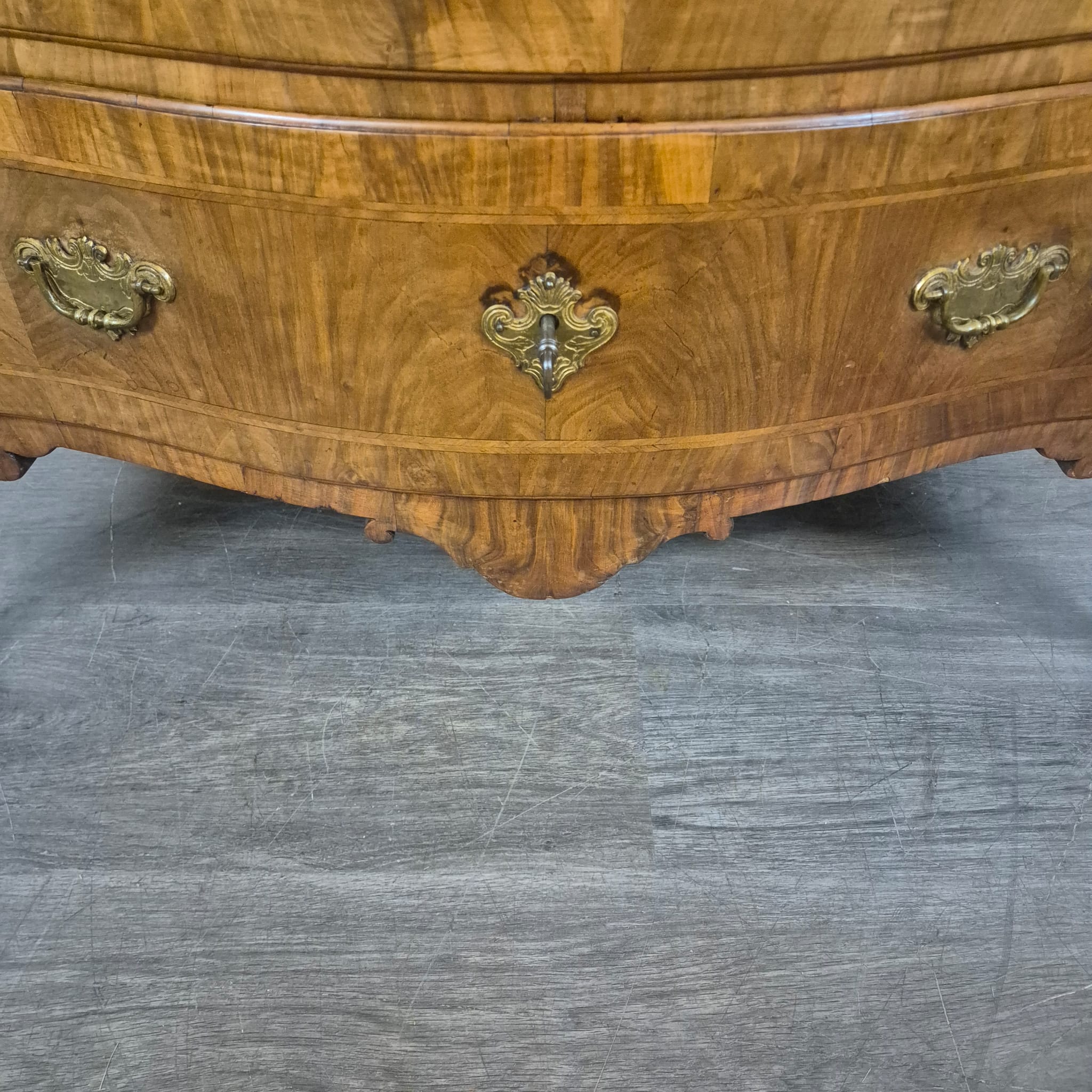 Kommode Barock 1780 Nussbaum – Bild 9