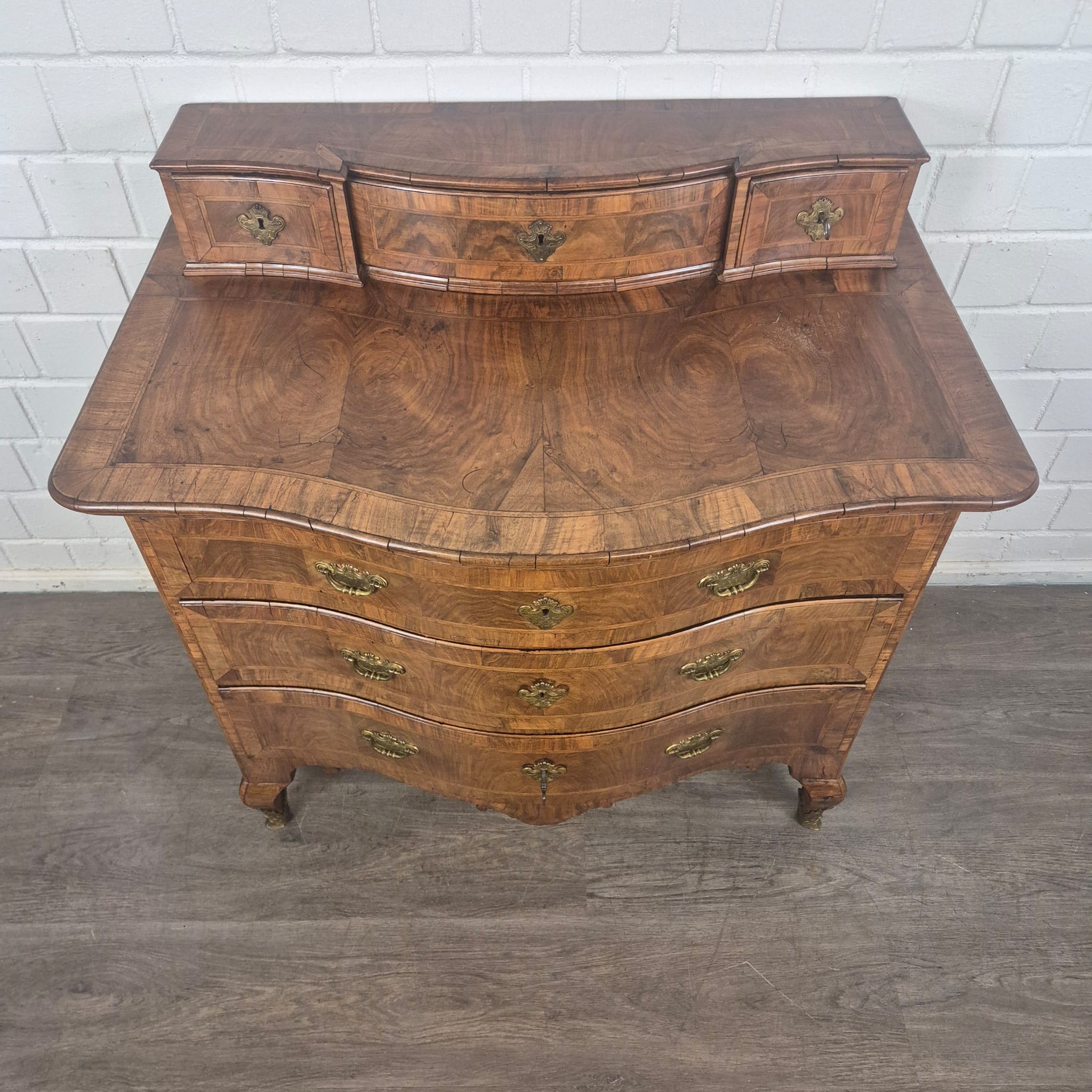 Kommode Barock 1780 Nussbaum – Bild 5