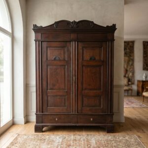 Schrank Kleiderschrank Historismus 1880 Eiche