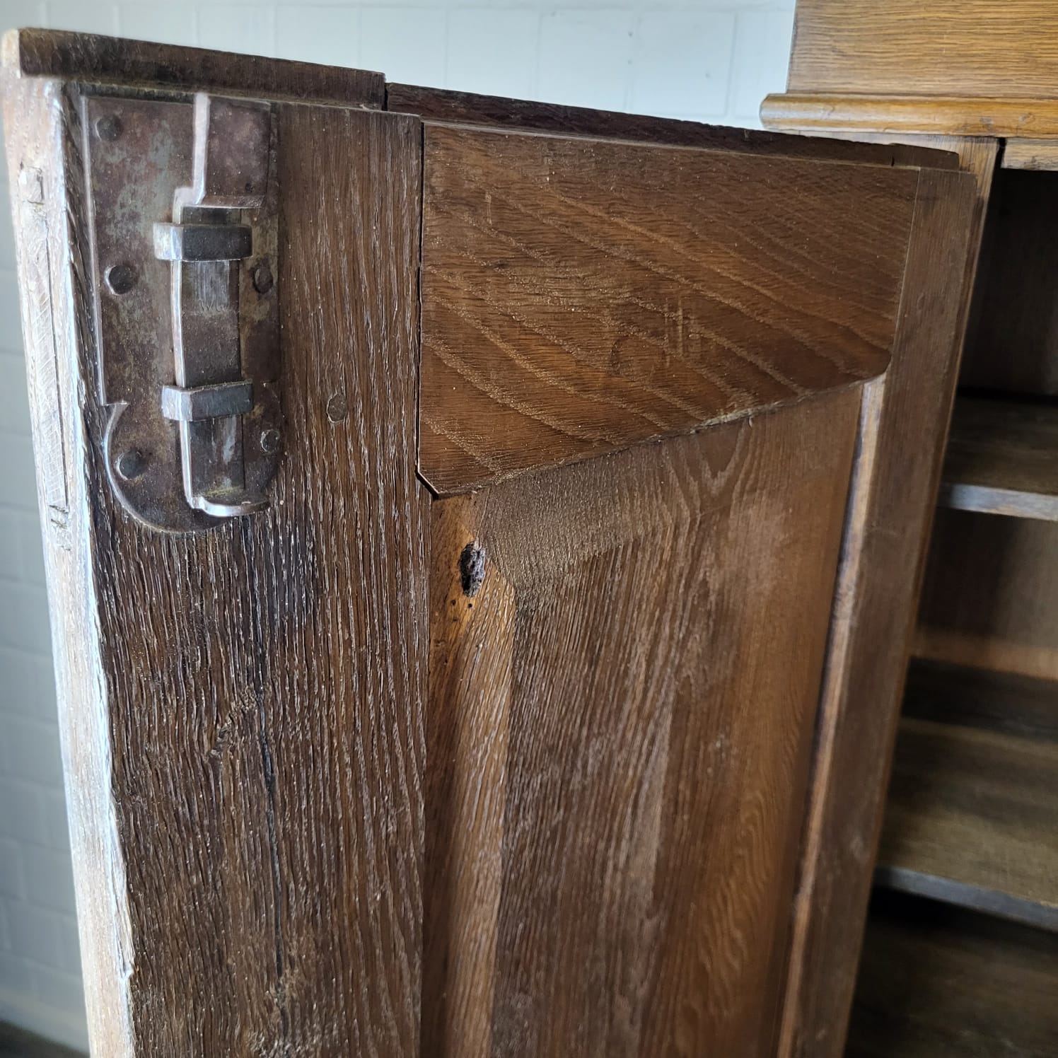 Schrank Kleiderschrank Barock 1780 Eiche – Bild 16