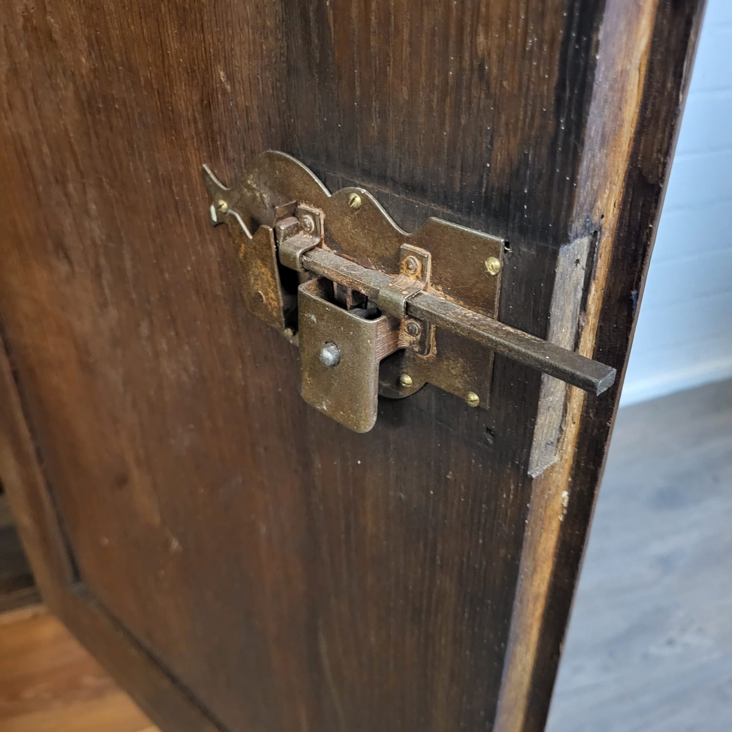 Schrank Kleiderschrank Barock 1780 Eiche – Bild 17