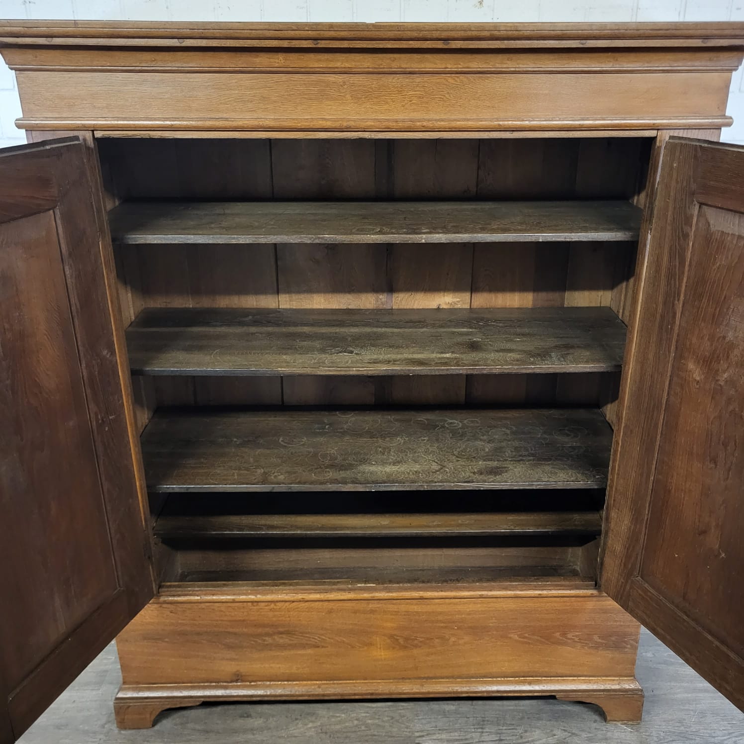 Schrank Kleiderschrank Barock 1780 Eiche – Bild 14