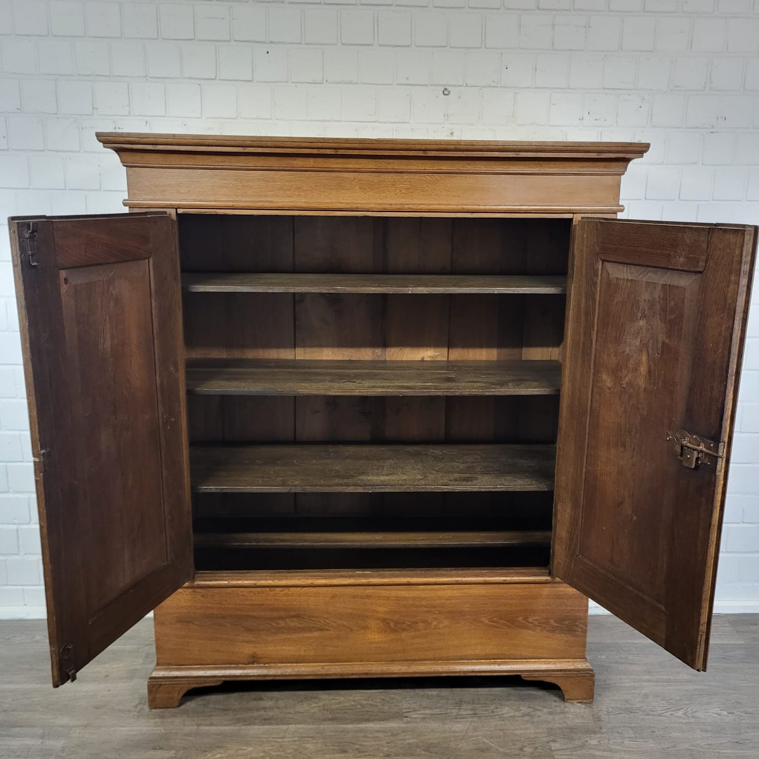 Schrank Kleiderschrank Barock 1780 Eiche – Bild 13