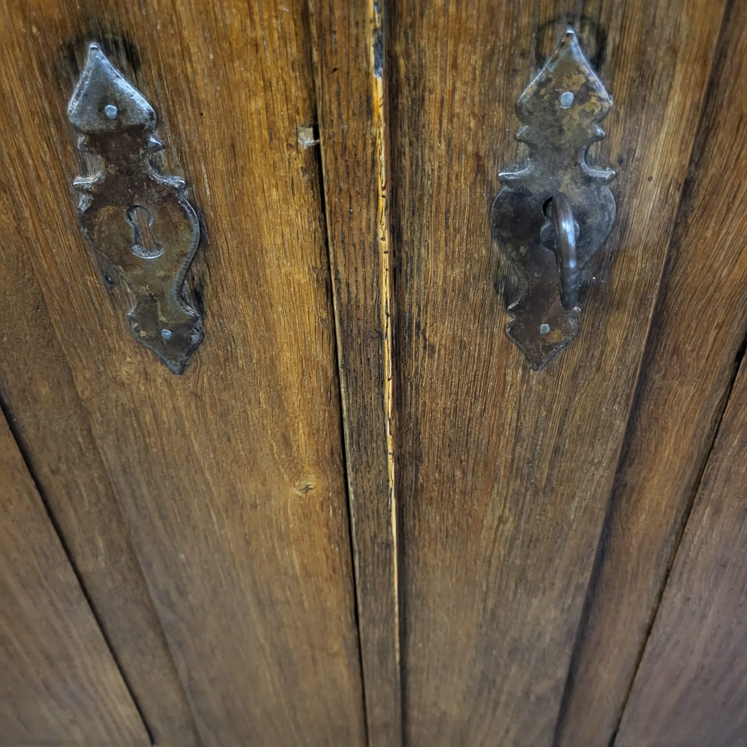 Schrank Kleiderschrank Barock 1780 Eiche – Bild 12