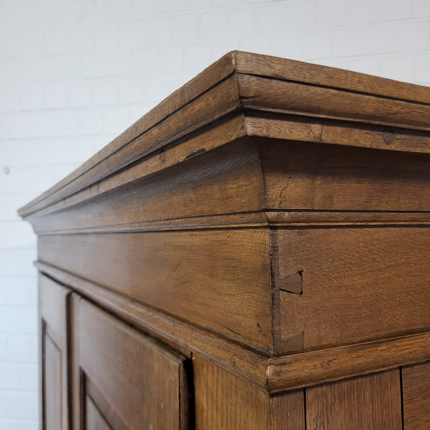 Schrank Kleiderschrank Barock 1780 Eiche – Bild 8